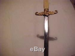 Beautiful CIVIL War Period Officers Fancy Hilted Sword