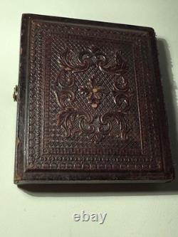 Beautiful Civil War Era Tintype in Case Woman