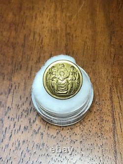 Beautiful Civil War New Jersey State Seal Staff Coat Button