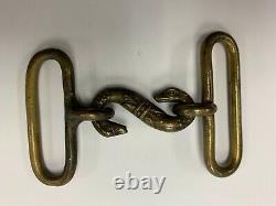 Beautiful Rare Civil War Snake Buckle Harpers Ferry Museum Confederate CSA