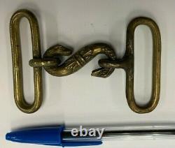 Beautiful Rare Civil War Snake Buckle Harpers Ferry Museum Confederate CSA