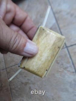 Beautiful, Rare Hand Made Civil War Officer's Match Safe, GIFT