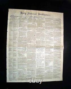 Best Abraham Lincoln First State of the Union Address 1861 Civil War Newspaper