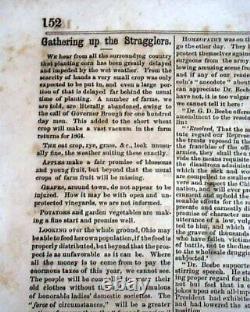 Best SAMUEL MEDARY Pro Confederate Civil War Crisis ARRESTED 1864 Ohio Newspaper