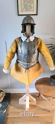 Brilliant 17th Century English Civil War Cavalry Officer Harqbusiers Half Armour