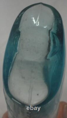 C1860's CIVIL WAR ERA fantastic UNION CLASPED HANDS & EAGLE aqua PINT- PRISTINE C1860's CIVIL WAR ERA fantastic UNION CLASPED HANDS & EAGLE aqua PINT- PRISTINE