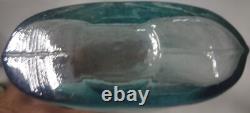 C1860's CIVIL WAR ERA fantastic UNION CLASPED HANDS & EAGLE aqua PINT- PRISTINE