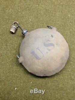 CANTEEN Round, modified Civil War sound condition cavalry infantry