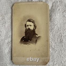 CDV Major-General William Belknap As Col. 15th Iowa Infantry Ink Signed