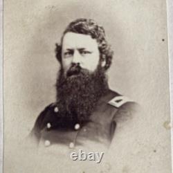 CDV Major-General William Belknap As Col. 15th Iowa Infantry Ink Signed