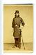 CDV Union Field Officer With Sword Ny Photographer