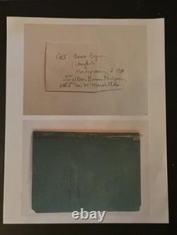 CDV of Lincoln's Deathbed with Piece of Wallpaper from the Death Room