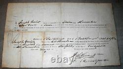 CIVIL WARCoasting Manifest (Bill of Lading) Steamer Kennebec 1862 to Norfolk, VA