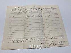 CIVIL WAR 101st PENNSYLVANIA SHELTER TENTS ISSUED 1865 NEW BERN N. C. SGN 1888
