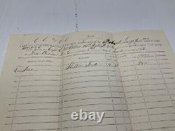CIVIL WAR 101st PENNSYLVANIA SHELTER TENTS ISSUED 1865 NEW BERN N. C. SGN 1888