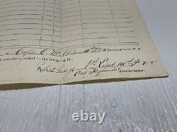 CIVIL WAR 101st PENNSYLVANIA SHELTER TENTS ISSUED 1865 NEW BERN N. C. SGN 1888