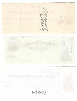 CIVIL WAR 186x/1864 Patriotic U. S. Treasurer Drafts Lot of 3