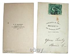 CIVIL WAR 4 CDVs ASST. ENGINEER HORACE A. GREEN US REVENUE CUTTER SERVICE