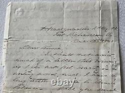 CIVIL WAR 4h CT RGT LETTER & ENVELOPE VA 1861 2 PC PATRIOTIC STATIONARY @261