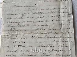 CIVIL WAR 4h CT RGT LETTER & ENVELOPE VA 1861 2 PC PATRIOTIC STATIONARY @261