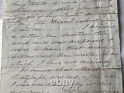 CIVIL WAR 4h CT RGT LETTER & ENVELOPE VA 1861 2 PC PATRIOTIC STATIONARY @261