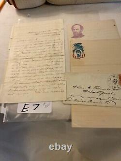 CIVIL WAR 4h CT RGT LETTER & ENVELOPE VA 1861 2 PC PATRIOTIC STATIONARY @261