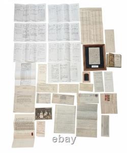 CIVIL WAR ARCHIVE 8th Maine Inf Co C William Linnell TINTYPE Letters