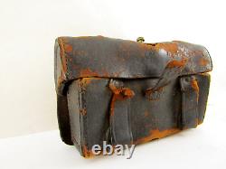 CIVIL WAR Antique Leather Ammunition Pouch