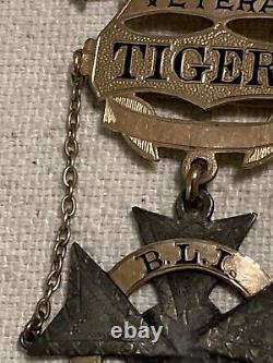 CIVIL WAR Boston Light Infantry 1798 Badge Medal Pin Motto