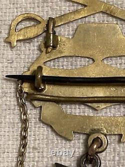 CIVIL WAR Boston Light Infantry 1798 Badge Medal Pin Motto
