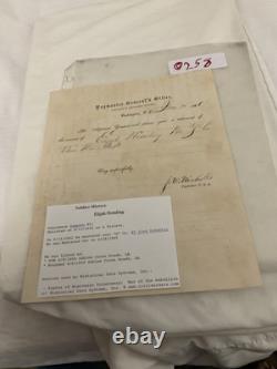 CIVIL WAR CAPTURED SABINE CROSSROADS & WOUNDED 23d WISCONSIN POW PAY @258