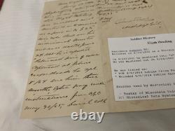 CIVIL WAR CAPTURED SABINE CROSSROADS & WOUNDED 23d WISCONSIN POW PAY @258