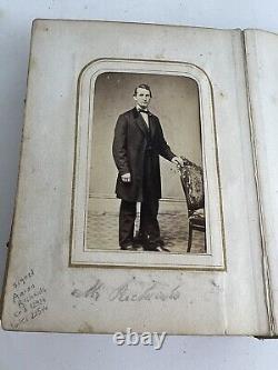 CIVIL WAR CDV Soldier Photo Identified Aaron Richards 129th & 215th PA Co. I