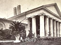 CIVIL WAR CONFEDERATE GEN ROBERT E LEE's HOME ARLINGTON HOUSE 1869 STEREO PHOTO
