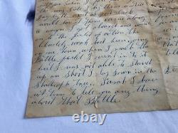 CIVIL WAR CSA 31st MISS. 1862 BATTLE NEAR BATON ROUGE LA, RR BLOODY SICK LETTER