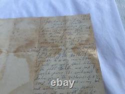 CIVIL WAR CSA LETTER 31st MISS. BATTLE NEAR BATON ROUGE LA, RAILROAD BLOODY SICK