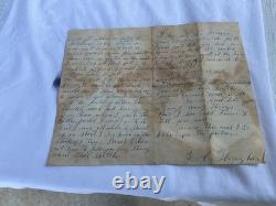 CIVIL WAR CSA LETTER 31st MISS. BATTLE NEAR BATON ROUGE LA, RAILROAD BLOODY SICK