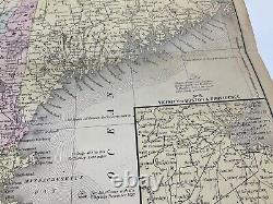 CIVIL WAR ERA 1860s GROUP OF MAPS PART OF UNITED STATES MEXICO PHOTO @1877