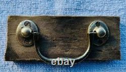 CIVIL WAR ERA Brass Antique Hardware Chippendale Colonial Drawer Pull 3 center