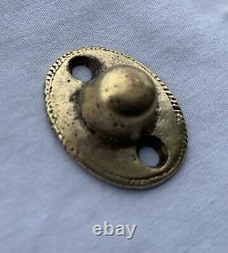 CIVIL WAR ERA Brass Antique Hardware Chippendale Colonial Drawer Pull 3 center