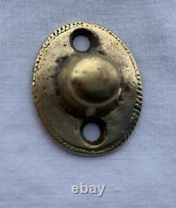 CIVIL WAR ERA Brass Antique Hardware Chippendale Colonial Drawer Pull 3 center