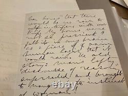 CIVIL WAR ERA US SANITARY COMMISSION LETTER 1867 BUREAU WEST 12th STREET. #93