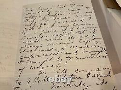 CIVIL WAR ERA US SANITARY COMMISSION LETTER 1867 BUREAU WEST 12th STREET. #93