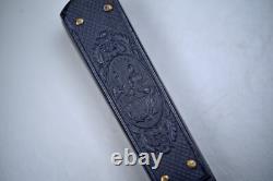 CIVIL WAR FIGHTING KNIFE BY ROGERS, SHEFFIELD withLADY LIBERTY GUTTA PERCHA HANDLE