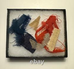 CIVIL WAR FLAG FRAGMENT LOT EX-AUCTION PIECES (71st PA, Captured, + Others)