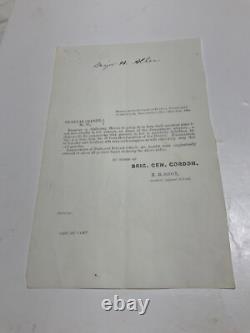 CIVIL WAR FLORIDA JACKSONVILLE HORSE RACES 1864 ORDER SIGNED 17h CONN SGD 1813