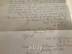 CIVIL WAR GEN FRENCH 1864 UNION PICKETT LINE GENERAL ORDER 3d ARMY CIRCULAR 88