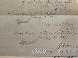 CIVIL WAR GEN FRENCH 1864 UNION PICKETT LINE GENERAL ORDER 3d ARMY CIRCULAR 88