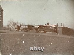 CIVIL WAR GUNS at REV WAR FORT CENTRAL HILL PARK SOMERVILLE MASS PHOTO c1885