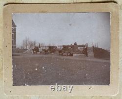 CIVIL WAR GUNS at REV WAR FORT CENTRAL HILL PARK SOMERVILLE MASS PHOTO c1885